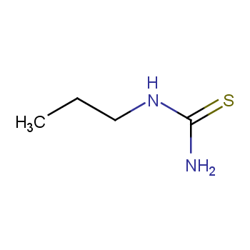 正丙基硫脲化学结构式