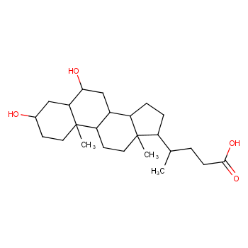 Hyodeoxycholic acid CAS 83-49-8 3α,6α-Dihydroxy-5β-cholanoic acid