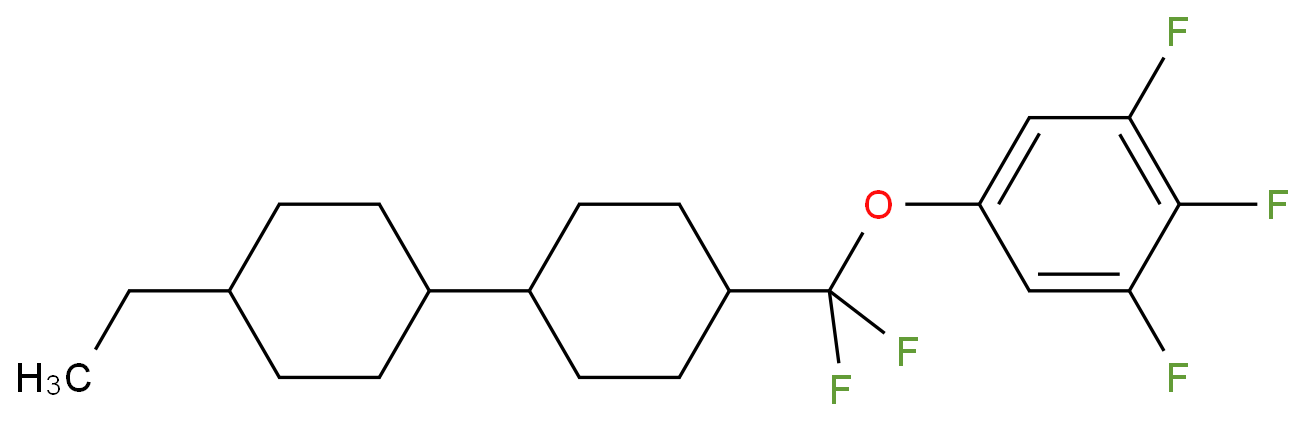 乙基双环己基-二氟甲氧基-3,4,5-三氟苯 CAS号:208338-49-2 科研产品 优势供应