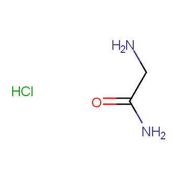 Glycinamide hydrochloride structure