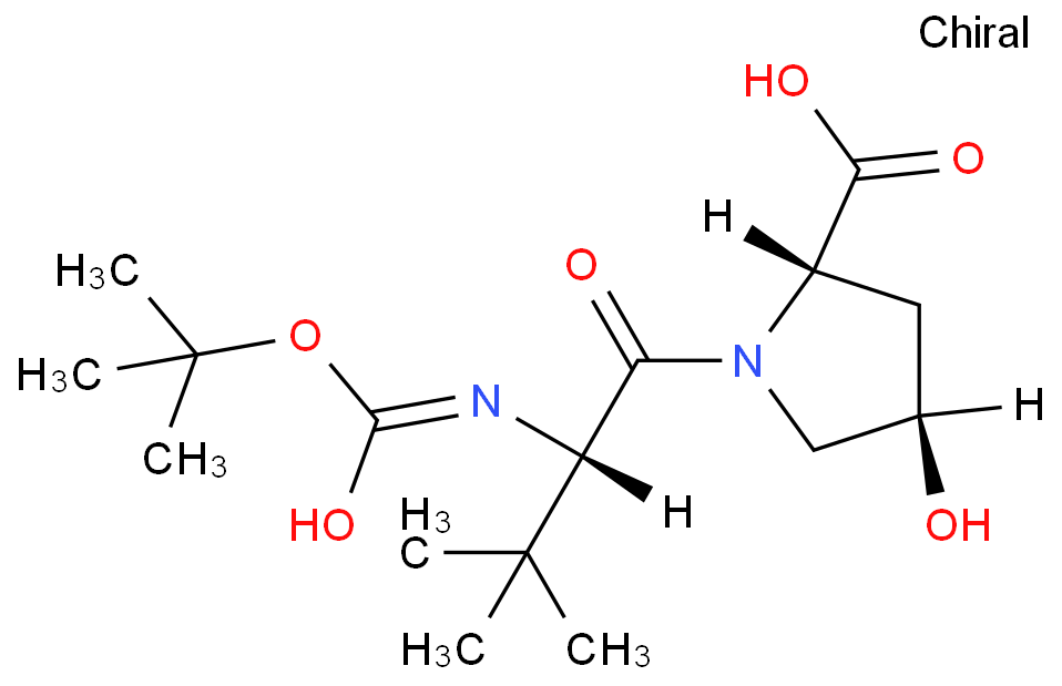 (2S,4R)-1-((S)-2-((叔丁氧羰基)氨基)-3,3-二甲基丁酰基)-4-羟基吡咯烷-2-羧酸