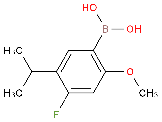 (4-Fluoro-5-isopropyl-2-methoxyphenyl)boronic acid  