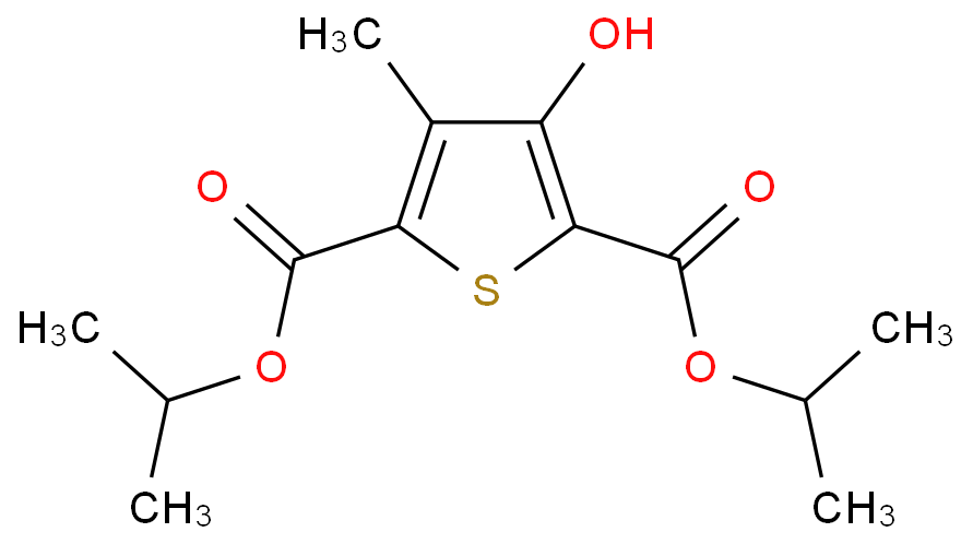 2,5-Thiophenedicarboxylic acid, 3-hydroxy-4-methyl-, bis(1-methylethyl)ester