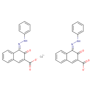 2-Naphthalenecarboxylicacid, 3-hydroxy-4-(2-phenyldiazenyl)-, calcium salt (2:1)  