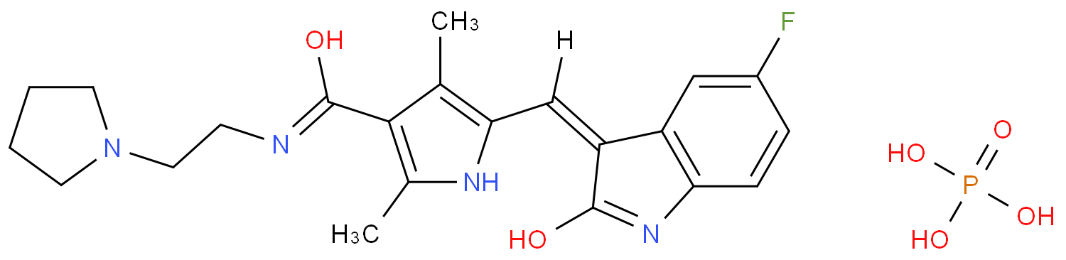 托西尼布磷酸盐化学结构式