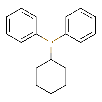 二苯基环己基膦化学结构式