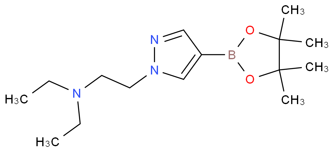 N,N-二乙基-4-(4,4,5,5-四甲基-1,3,2-二噁硼烷-2-基)-1H-吡唑-1-乙1086111-20-7