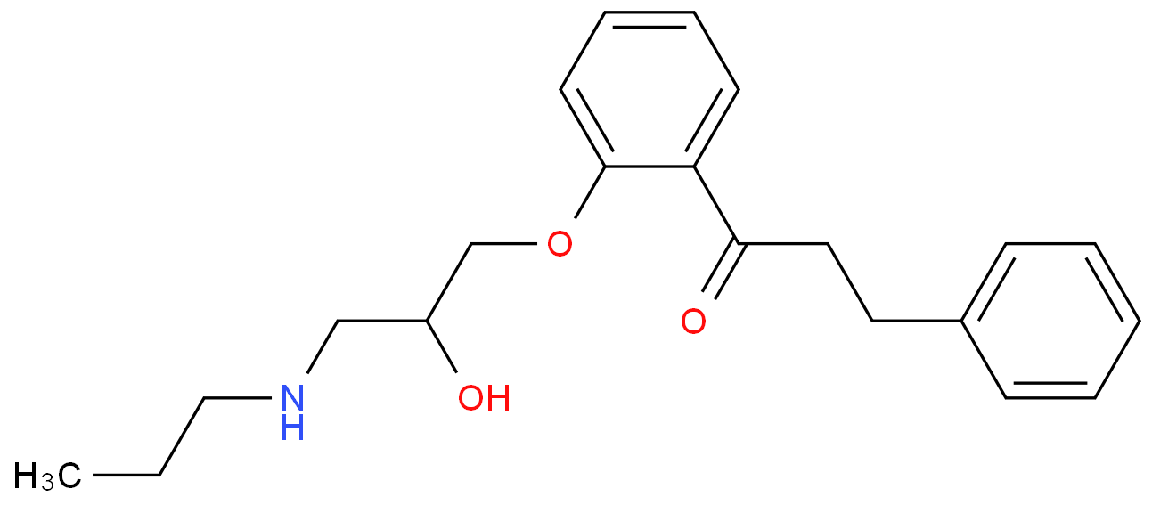 Propafenone; 8002-74-2 structural formula