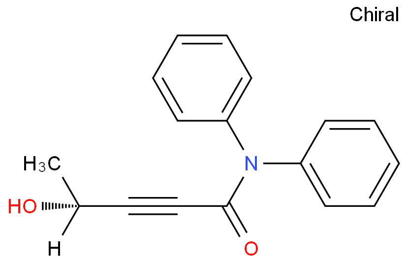 4-hydroxy-N,N-diphenyl-(4R)-2-Pentynamide  