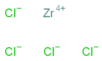 氯化锆(IV)化学结构式