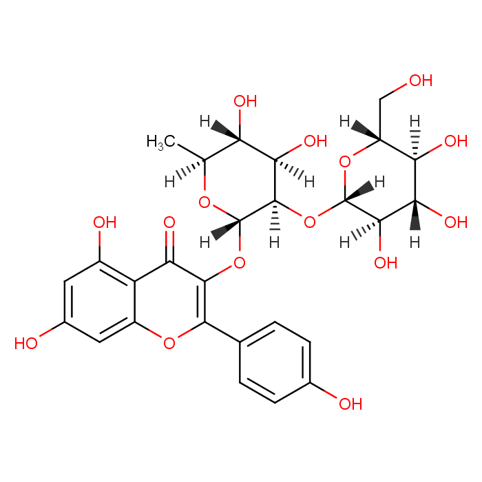 山奈酚-3-O-葡萄糖(1-2)鼠李糖苷