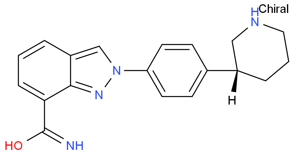 2-{4-[(3S)-piperidin-3-yl]phenyl}-2H-indazole-7-carboxamide  