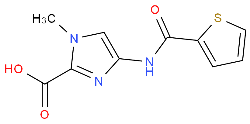 1-METHYL-4-[(THIOPHENE-2-CARBONYL)-AMINO]-1H-IMIDAZOLE-2-CARBOXYLIC ACID