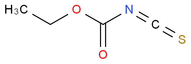 异硫氰酰甲酸乙酯化学结构式
