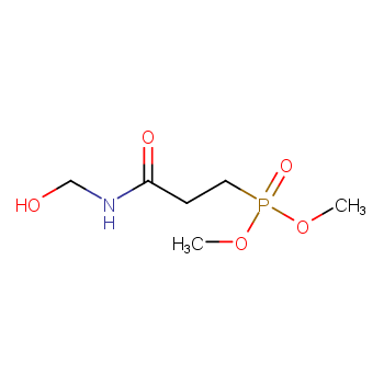 3-(Dimethylphosphono)-N-methylolpropionamide  