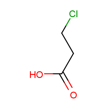 3-氯丙酸化学结构式