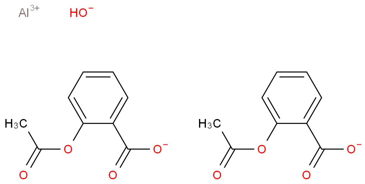 乙酰水杨酸铝化学结构式