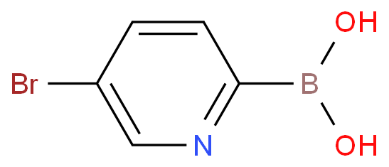 5-溴吡啶-2-硼酸化学结构式