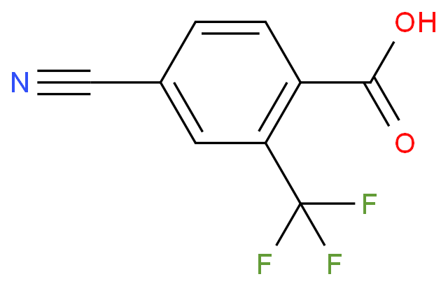 4-氰基-2-三氟甲基苯甲酸 CAS号:267242-09-1科研及生产专用 高校及研究所支持货到付款