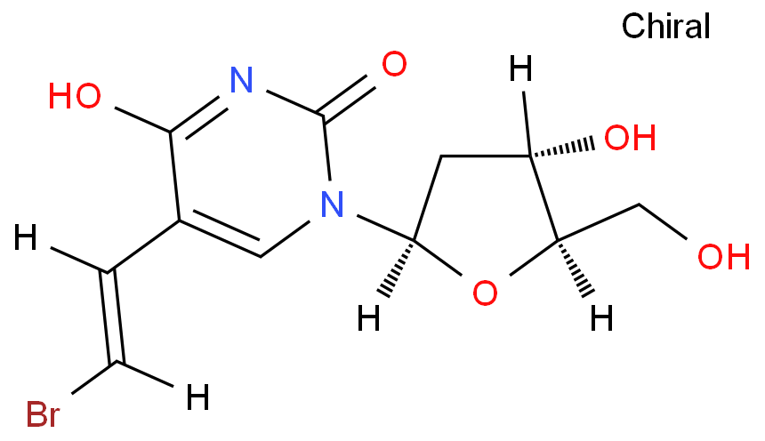 溴夫定化学结构式