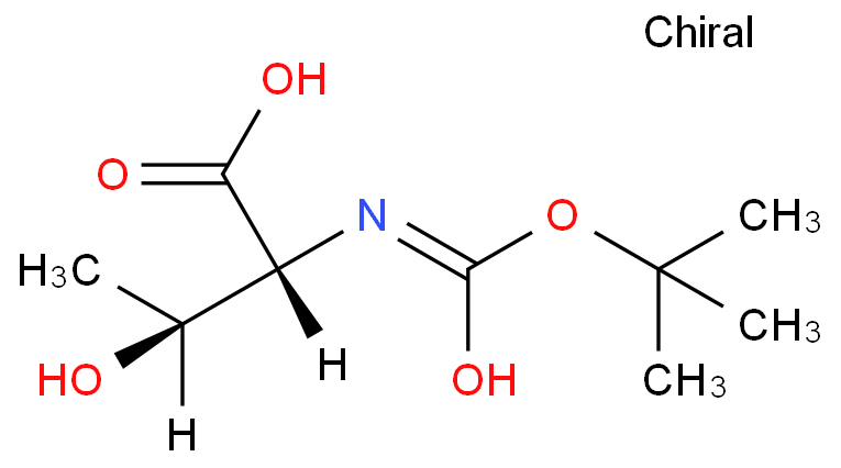N-Α-叔丁氧羰基-D-苏氨酸55674-67-4国华试剂-现货供应5g