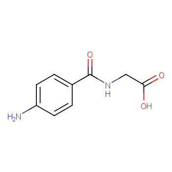 对氨基马尿酸(4-氨基马尿酸;4-氨基苯甲酰基甘氨酸;N-(4-氨基苯甲酰)甘氨酸 ) 产品图片