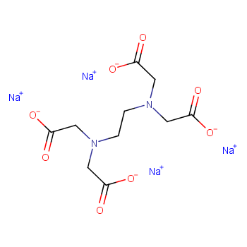 乙二胺四乙酸四钠化学结构式