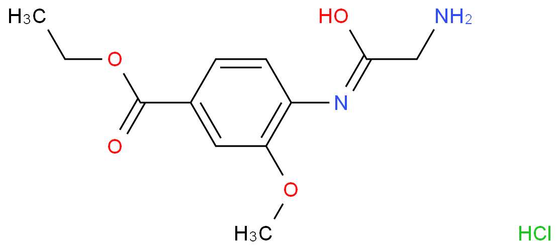 ethyl 4-(2-aminoacetamido)-3-methoxybenzoate  