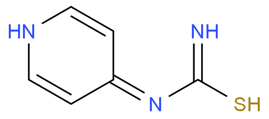 4-吡啶基硫脲化学结构式