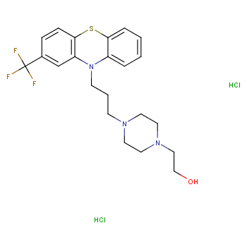 盐酸氟奋乃静化学结构式