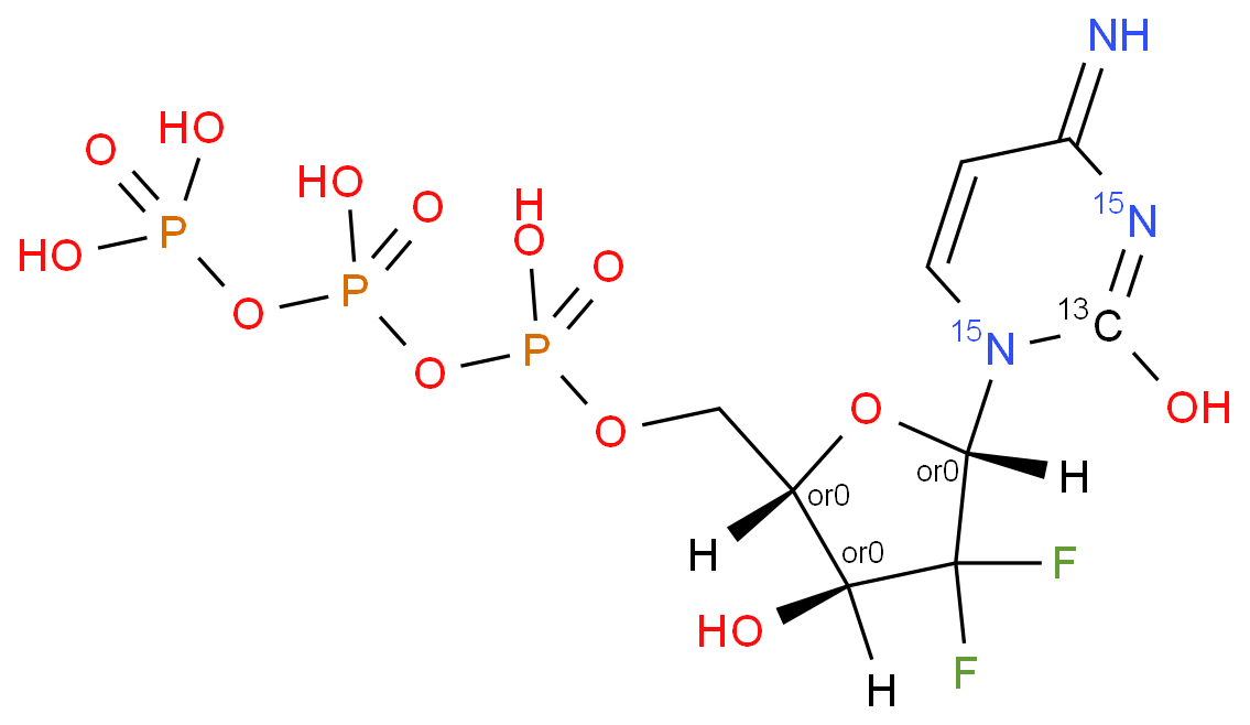 [13C,15N2]-Gemcitabine triphosphate