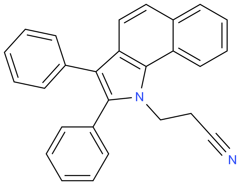 3-(2,3-diphenyl-1H-benzo[g]indol-1-yl)propanenitrile