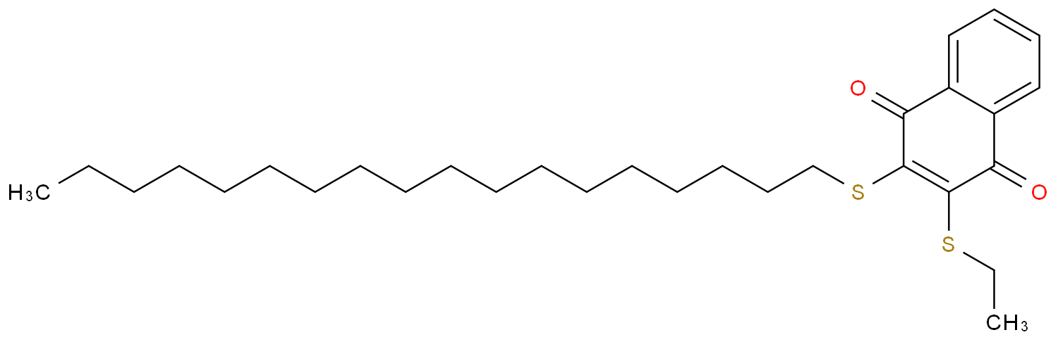 2-(octadecylthio)-3-(ethylthio)-1,4-naphthoquinone