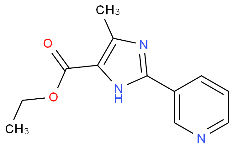 5-METHYL-2-PYRIDIN-3-YL-3H-IMIDAZOLE-4-CARBOXYLIC ACID ETHYL ESTER