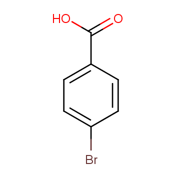4-溴苯甲酸化学结构式