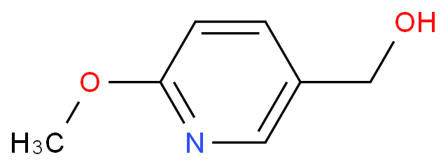 (6-甲氧基吡啶-3-基)甲醇化学结构式