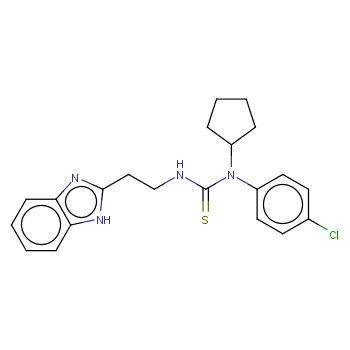 Thiourea, N-[2-(1H-benzimidazol-2-yl)ethyl]-N-(4-chlorophenyl)-N-cyclopentyl- (9CI)