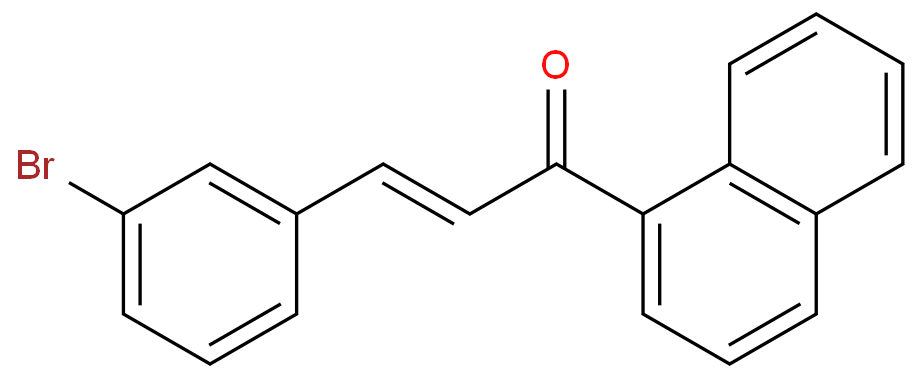 3-(3-bromophenyl)-1-(naphthalen-1-yl)prop-2-en-1-one