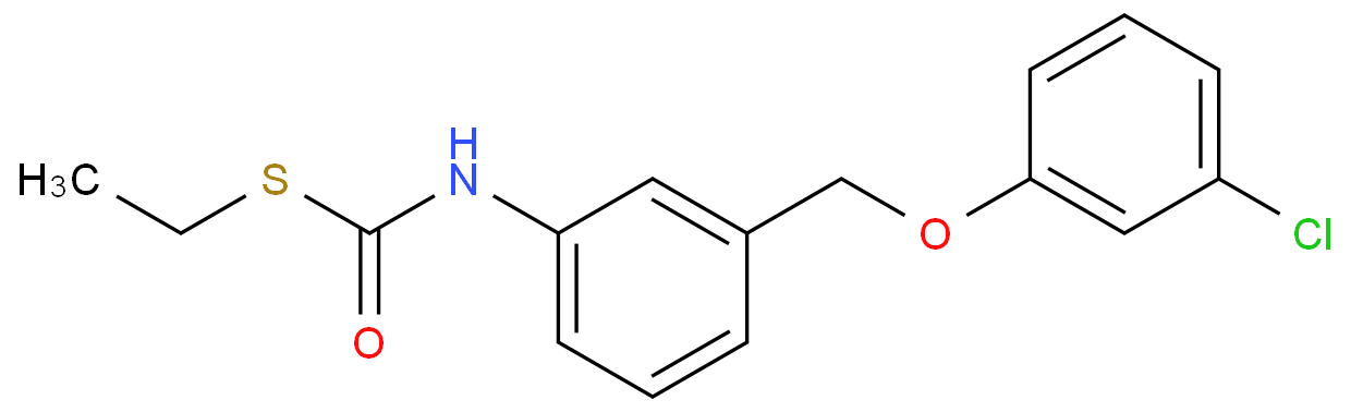 N-<3-(Chlorphenyloxymethyl)-phenyl>-aethylthiolcarbamat|N-[3-(Chlorphenyloxymethyl)-phenyl]-aethylthiolcarbamat