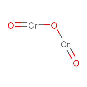 Chromium(III) oxide structure