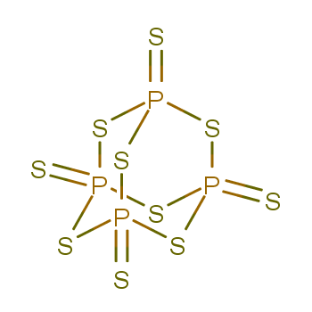 五硫化二磷化学结构式