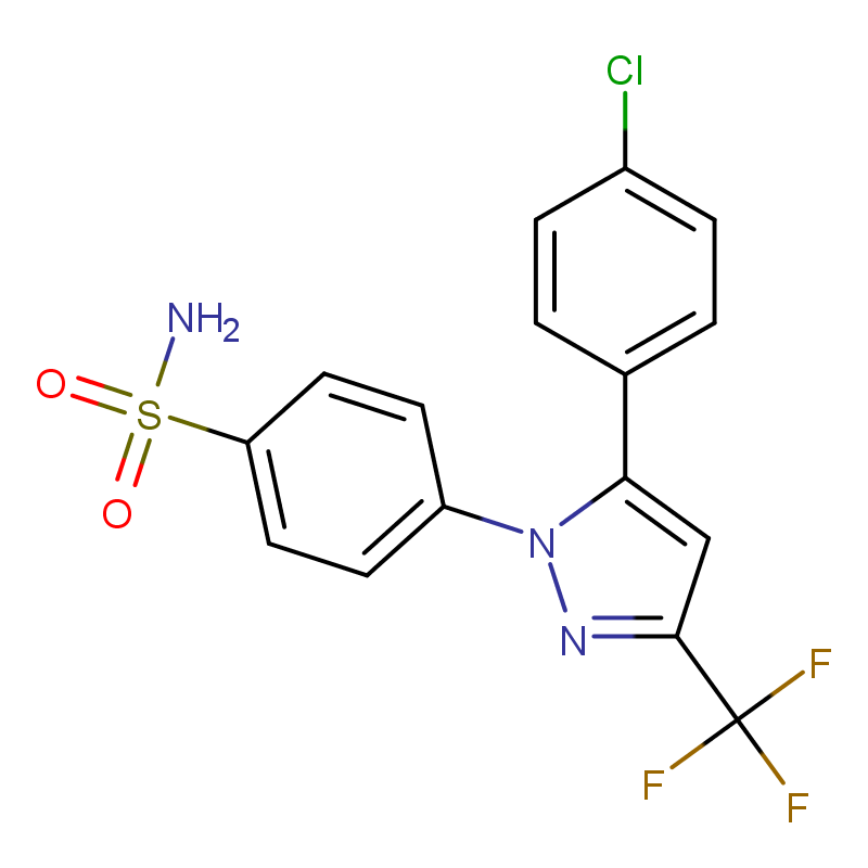 4-(5-(4-氯苯基)-3-(三氟甲基)-1H CAS号:170569-86-5科研及生产专用 高校及研究所支持货到付款