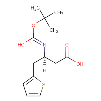 N-叔丁氧羰基-(S)-3-氨基-4-(2-噻吩基)丁酸
