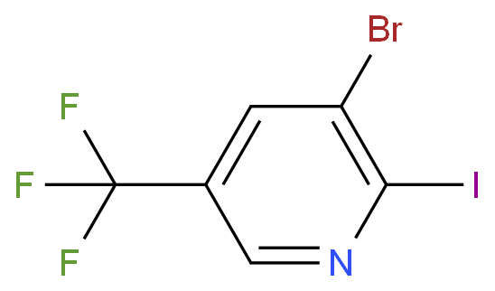 3-Bromo-2-iodo-5-(trifluoromethyl)pyridine