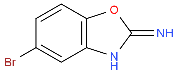 5-溴苯[D]恶唑-2-胺化学结构式