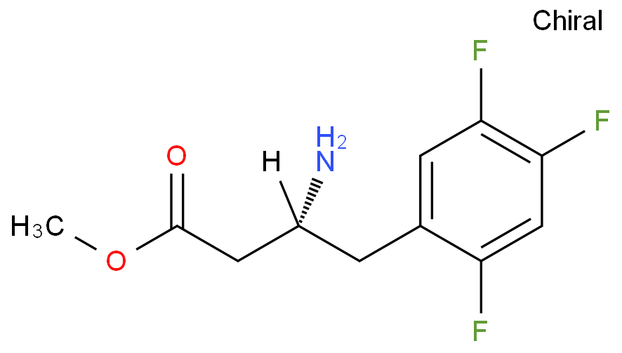 Benzenebutanoic acid, β-amino-2,4,5-trifluoro-, methyl ester, (βR)-  