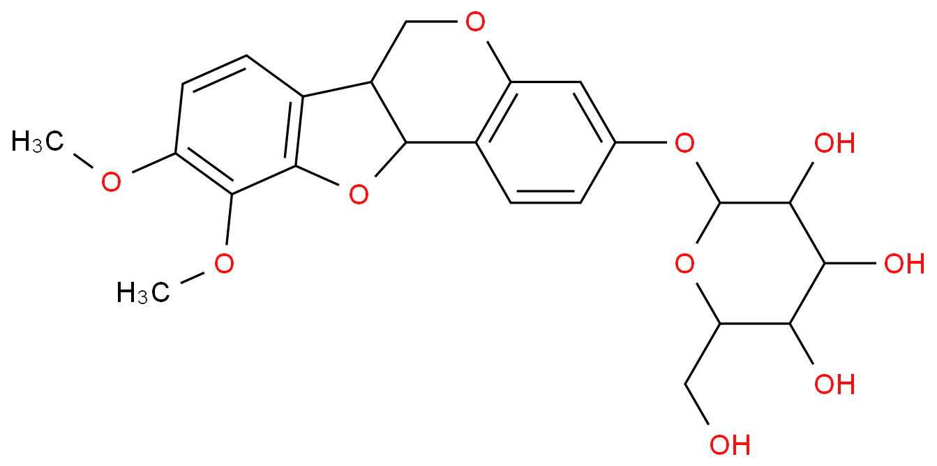 β-D-Glucopyranoside, (6aR,11aR)-6a,11a-dihydro-9,10-dimethoxy-6H-benzofuro[3,2-c][1]benzopyran-3-yl
