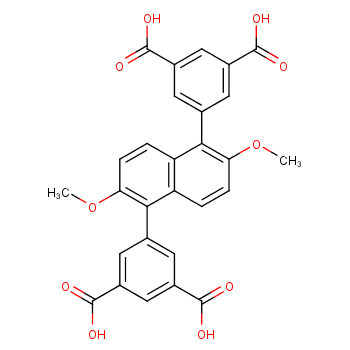 5,5’-(2,6-二甲氧基萘-1,5-二基)二异丙基酸CAS号2245895-44-5