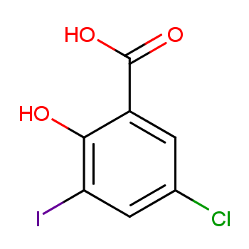 5-氯-2-羟基-3-碘苯甲酸 CAS号:4068-57-9科研及生产专用 高校及研究所支持货到付款