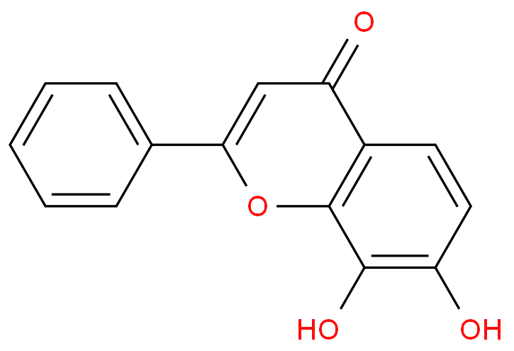 7,8-DIHYDROXYFLAVONE structure
